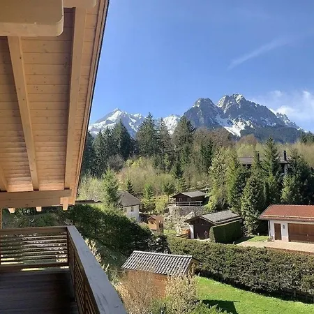 Chalet Mit Panorama Und Spa Lägenhet Grainau